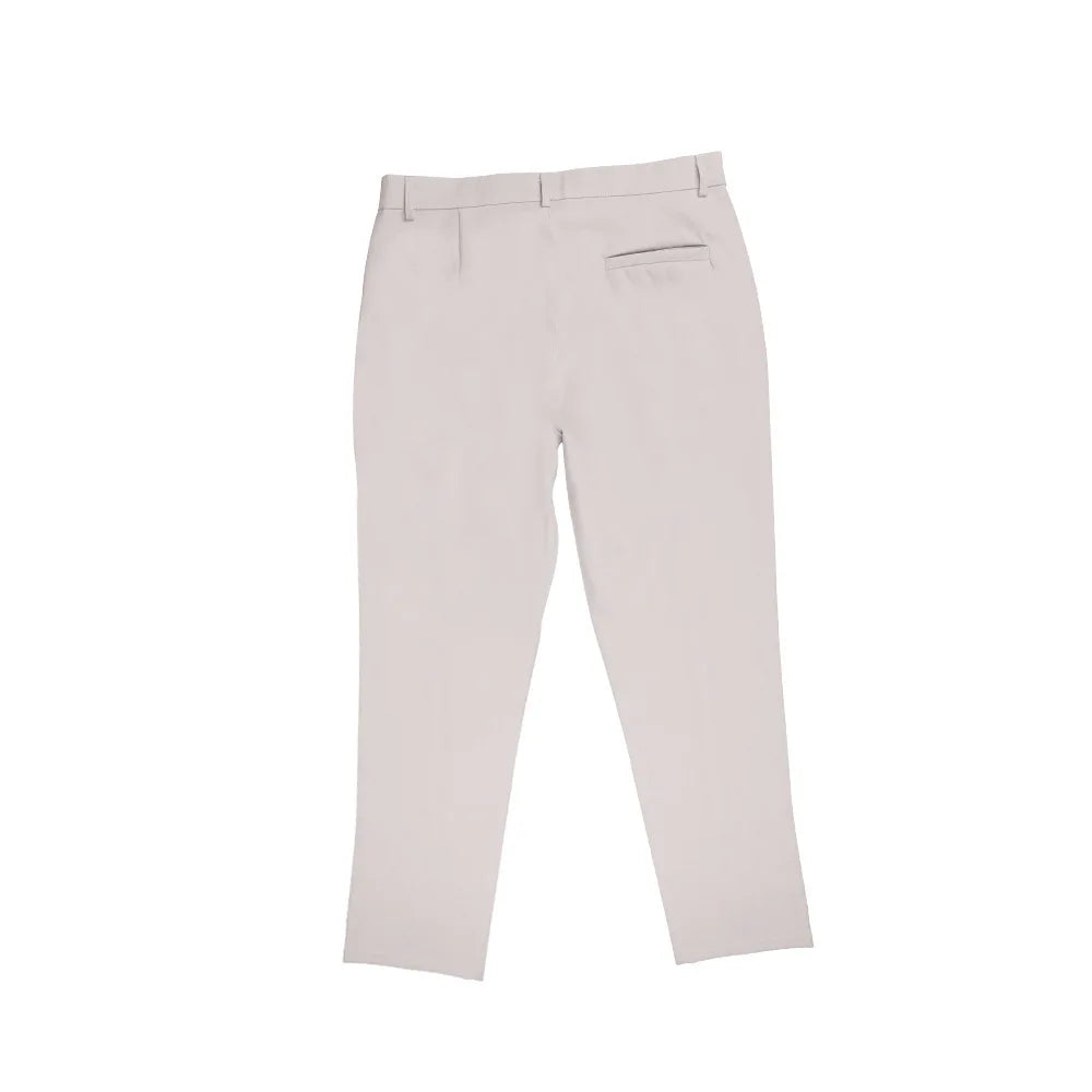 Men's Casual Pure Color Double Fold Line West Pants Spring Summer Autumn Fashion City Style Cotton Polyester Blend Leisure Tr...