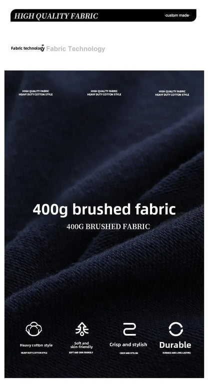 Washed Fleece Hoodie Sweatshirt Unisex Loose Casual Style Vintage Hip Hop Trend Autumn Winter Streetwear for Couples