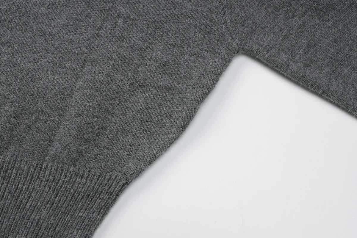 One Shoulder Beige Knitted Sweater Women's Pull Waist One-Shoulder Sweatshirt Jumper Pulls Spring Clothes 2026 Pullover Y2K New
