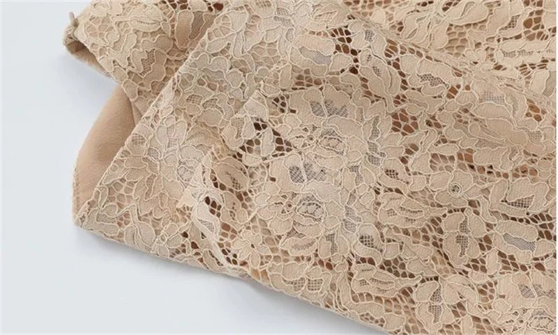 Female High Waist Wide-leg Trousers Summer Ladies Lace Straight-leg Pantalons Korean Women Casual Solid Color Nine Dvide Pants