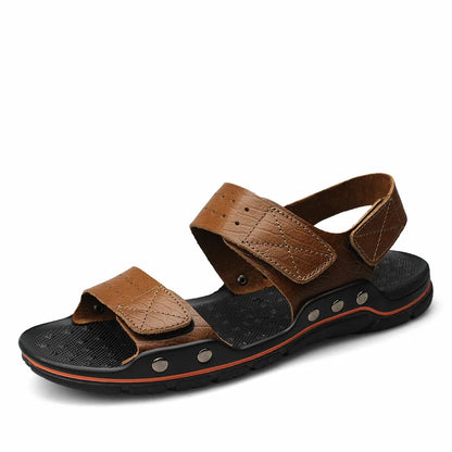Men's New Summer Breathable Men's Sandals Fashion Trend Beach Shoes Slippers Sandals Mens Sandals Summer Genuine Leather Sandals