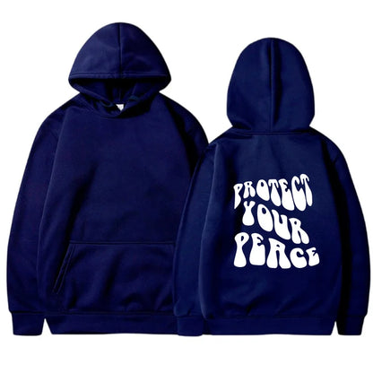 Retro American Fleece Hoodie Women's Long Sleeve Oversized Comfortable Street Style Winter Thermal Polyester Print Sweatshirt
