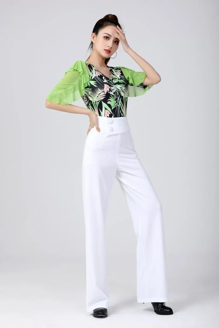 Ballroom Modern Dance V Neck Festival Tops Women Jazz Batwing 6R9GN76D Sleeve Street Adult Costume Original Carnival Latin Pole