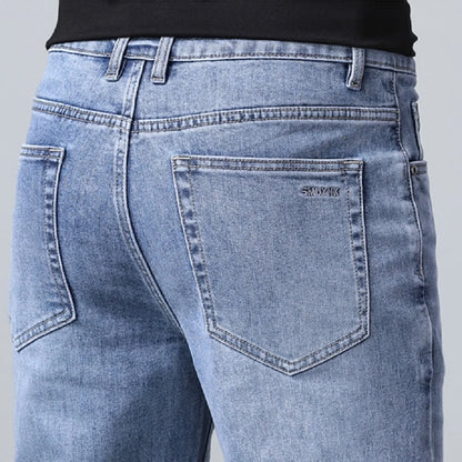 2024 New in Tall Men Jeans Strtch Denim Pants Trouser Male Extra Long Length Slim Thin Y2k Young People 110 115cm 190cm 195cm