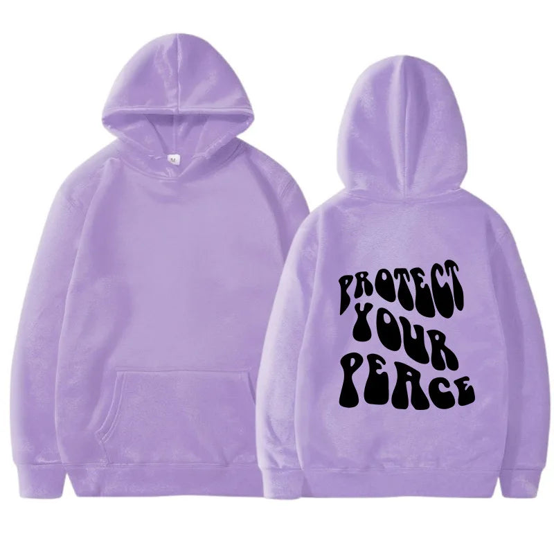 Retro American Fleece Hoodie Women's Long Sleeve Oversized Comfortable Street Style Winter Thermal Polyester Print Sweatshirt