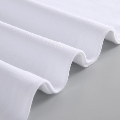 Heavy Cotton Men's Long Sleeve T Shirt Solid Color Cotton Bottom Shirt Half Sleeve 100% Cotton T Shirt Korean Tee