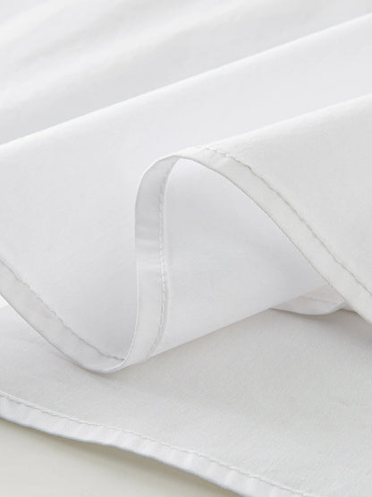 FSLE Autumn Women Wedding Guest Dress Spring Long Sleeves Dress Three-quarter Sleeve Cotton Elegant 2025 Slim Waist  Dress