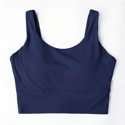 Seamless Yoga Set Women Gym Clothing Sports Bra Semi-Fixed Cups Workout Tops Anti Rolling Yoga Leggings with Pocket Tights