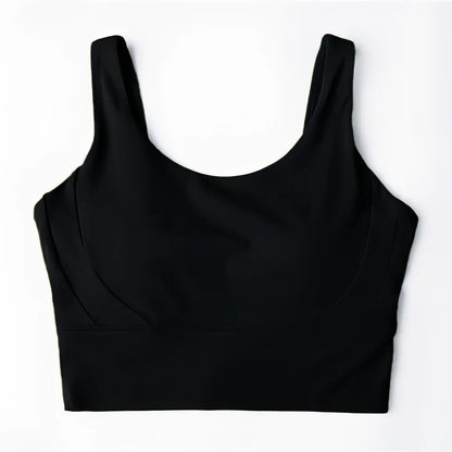 Seamless Yoga Set Women Gym Clothing Sports Bra Semi-Fixed Cups Workout Tops Anti Rolling Yoga Leggings with Pocket Tights