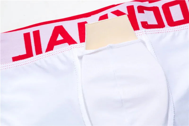 JOCKMAIL  Mens Underwear Boxers Bulge Enhancing with Push Up Cup Underwear Men Shorts Trunk Enlarge Mens Panties Underpants