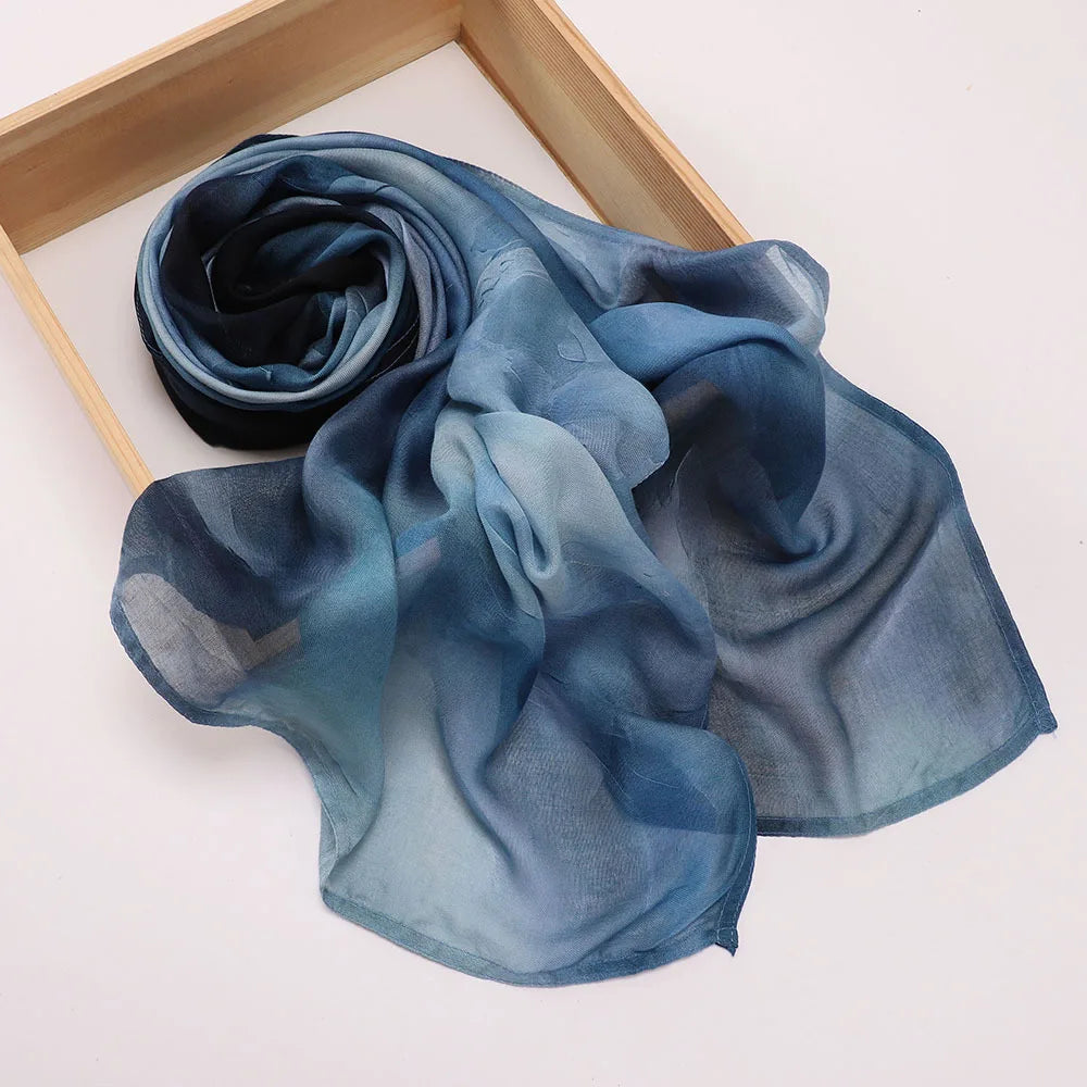 Premium Printed Hijab Headscarf Soft Breathable Hijab Muslim Women Islam Cotton Shawls and Wraps Viscose Modal Hijab