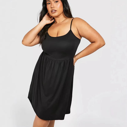 Plus Size Strapless Maxi Dress Elegant Casual Knitted Polyester Long Fairy Skirt Style No-Leg No-Sleeve Midi Length Gown