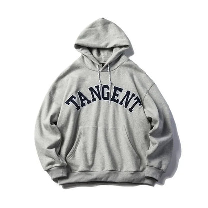 Loose Men's Oversized Hoodie Sweatshirt Autumn Trendy Cityboy Letter Print Casual Streetwear Comfortable Soft Polyester