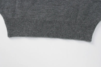 One Shoulder Beige Knitted Sweater Women's Pull Waist One-Shoulder Sweatshirt Jumper Pulls Spring Clothes 2026 Pullover Y2K New