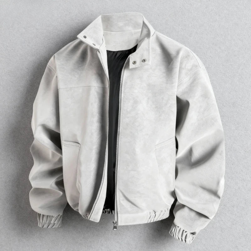 2025 Autumn and Winter New Jacket Men's Stand Up Collar Jacket Loose, Comfortable, Versatile, Handsome, High-quality Jacket  Men