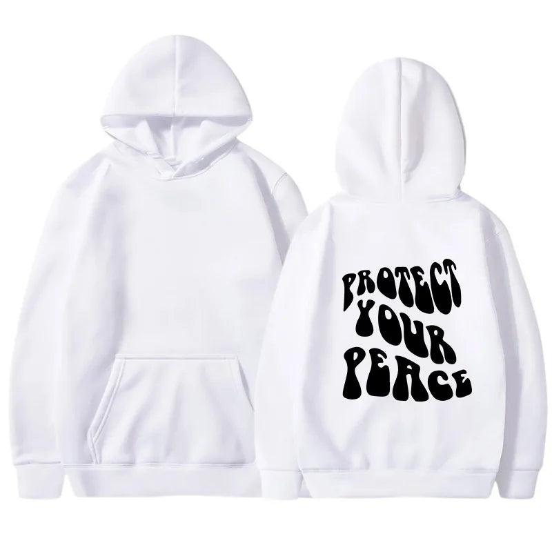 Retro American Fleece Hoodie Women's Long Sleeve Oversized Comfortable Street Style Winter Thermal Polyester Print Sweatshirt