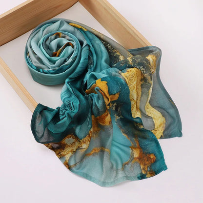 Premium Printed Hijab Headscarf Soft Breathable Hijab Muslim Women Islam Cotton Shawls and Wraps Viscose Modal Hijab