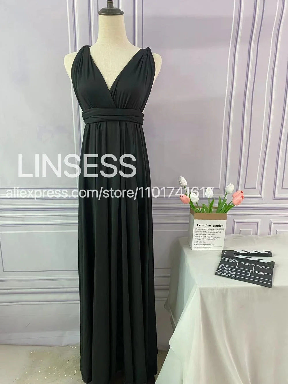 Multiway Bridesmaid Dress Infinity Outfit Floor Length Maxi Wrap Convertible Dresses Wedding Dress Multi-way Rust Dress