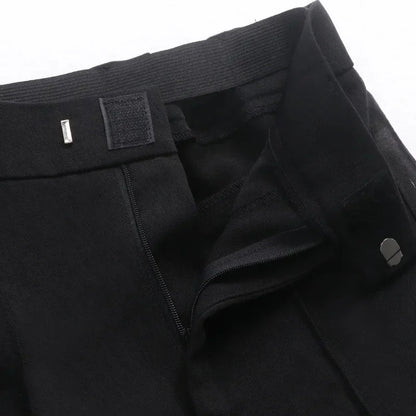 N72 Black Latin Modern Ballroom Tango Salsa Samba Trousers Practice Competition Latin Dance Pants For Men Kids Boys EJ