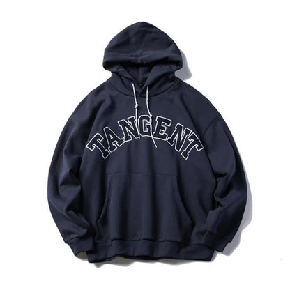 Loose Men's Oversized Hoodie Sweatshirt Autumn Trendy Cityboy Letter Print Casual Streetwear Comfortable Soft Polyester